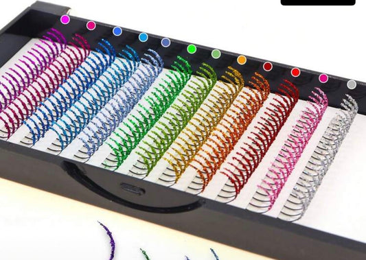 Add Glitter To Lash Strips